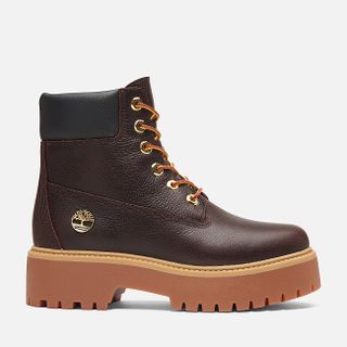 Timberland Stone Street Espresso 6-Inch Lace-Up Waterproof Boot