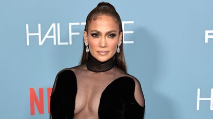 Jennifer Lopez attends "Halftime" Premiere during the Tribeca Festival Opening Night on June 08, 2022 in New York City