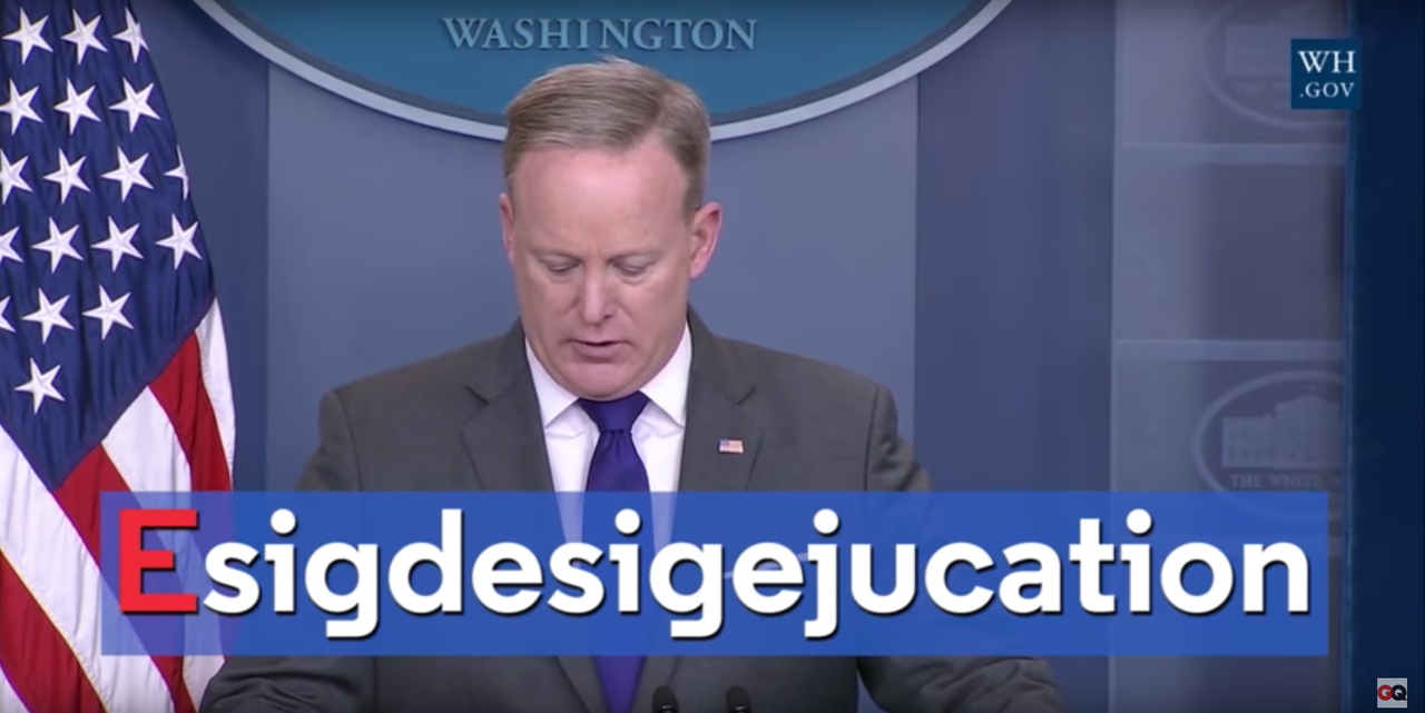 Sean Spicer.