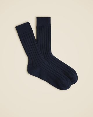 Cashmere-Blend Trouser Socks