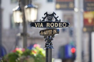 Rodeo drive street signage.