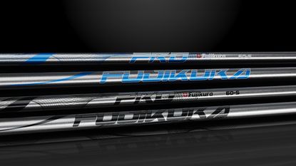 Photo of the new Fujikura PRO shaft range