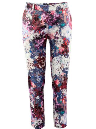 H&M floral trousers, £34.99