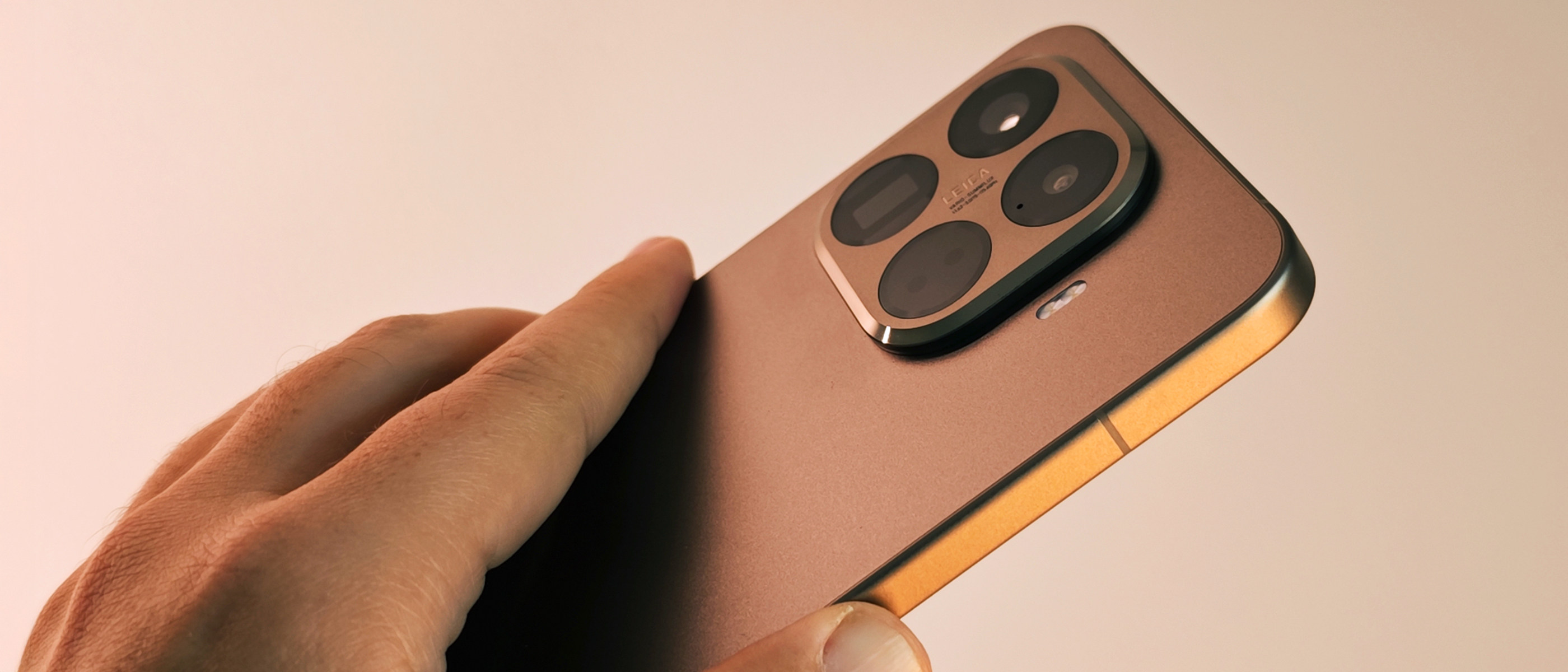 Xiaomi 15T Pro REVIEW back handheld angled 21:9