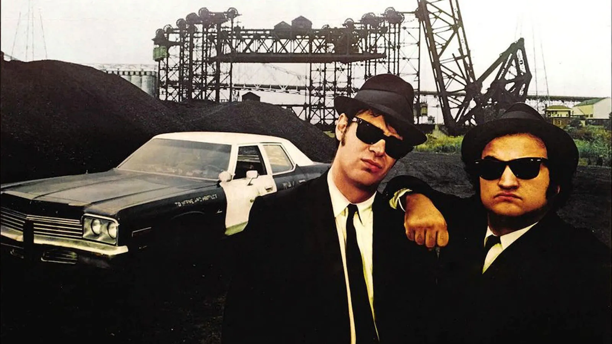 John Belushi and Dan Aykroyd in The Blues Brothers