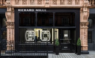 The store, on Mount Street, is designed to highlight Mille's craft, showcasing both his men's and women's offerings.