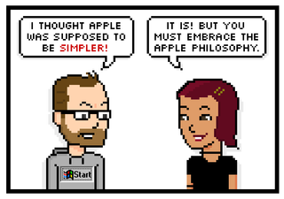 i thought apple was supposed to be simpler! it is! but you must embrace the apple philosophy.