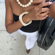 An image of one of the best summer trouser trends.