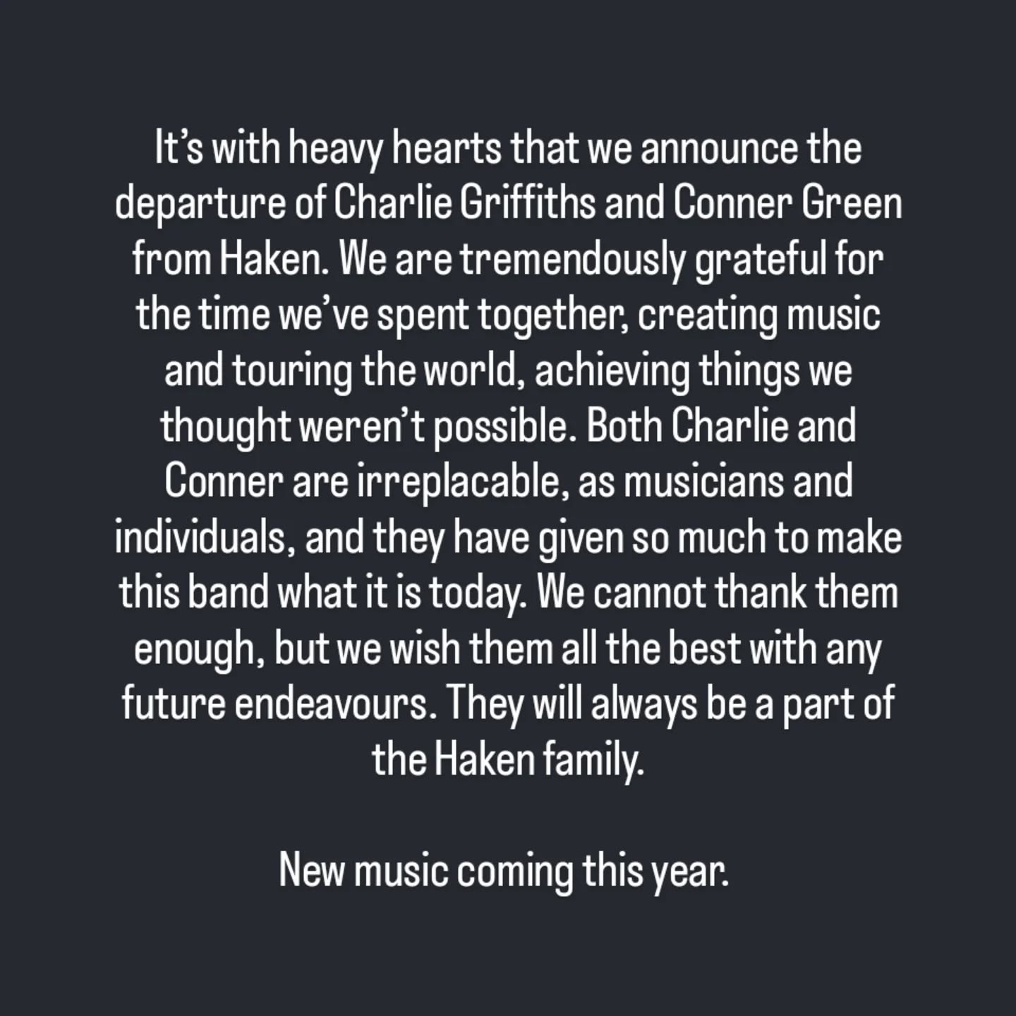 Haken line-up announcement