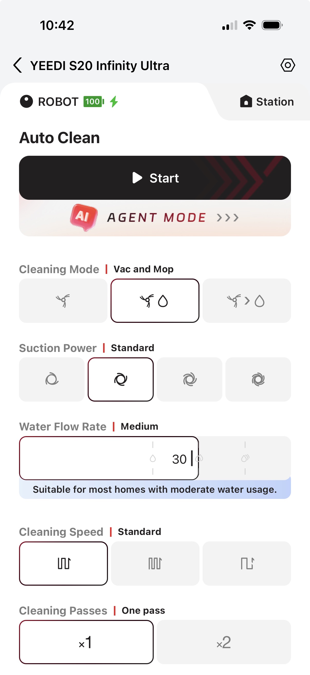 Yeedi in-app AI Agent Mode