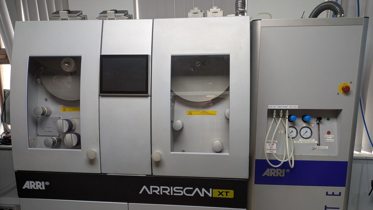 The Arriscan XT scanner at Silversalt Restoration