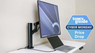 The LG DualUp Monitor with a Tom's Guide Cyber Monday deals badge