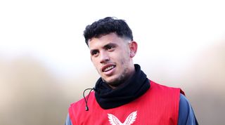Liverpool-linked Matheus Nunes of Wolverhampton Wanderers leaves the pitch following a training session at the Sir Jack Hayward Training Ground on March 7, 2023 in Wolverhampton, United Kingdom.