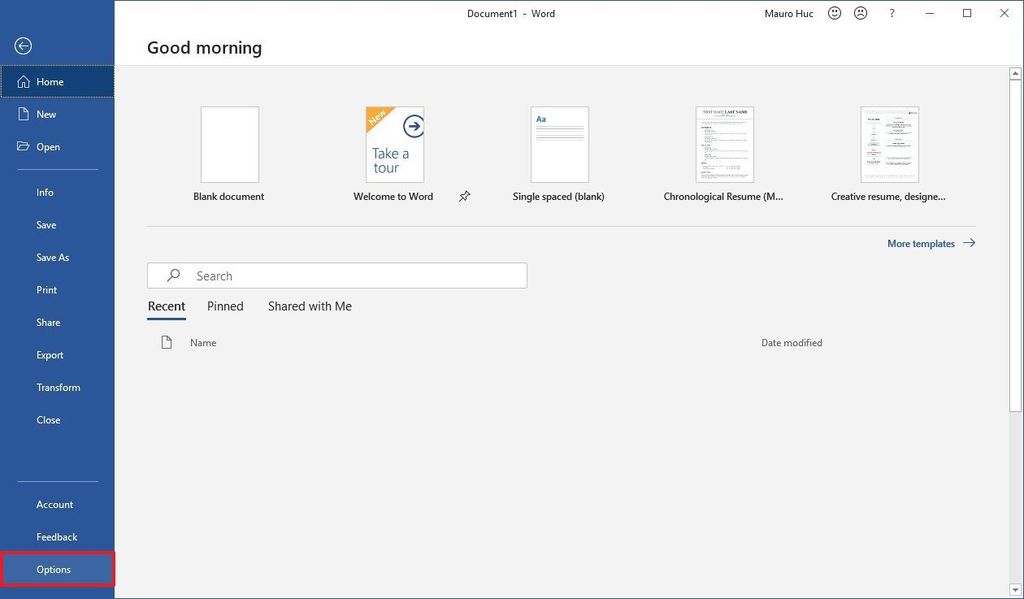 How to save Office documents to This PC by default on Windows 10 ...
