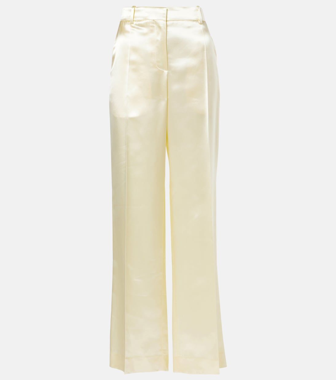Encore Satin Wide-Leg Pants