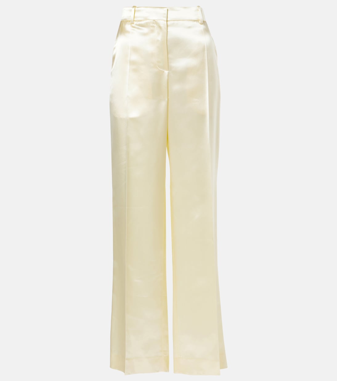 Encore Satin Wide-Leg Pants