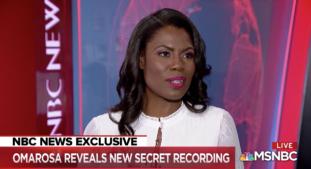 Omarosa on MSNBC.