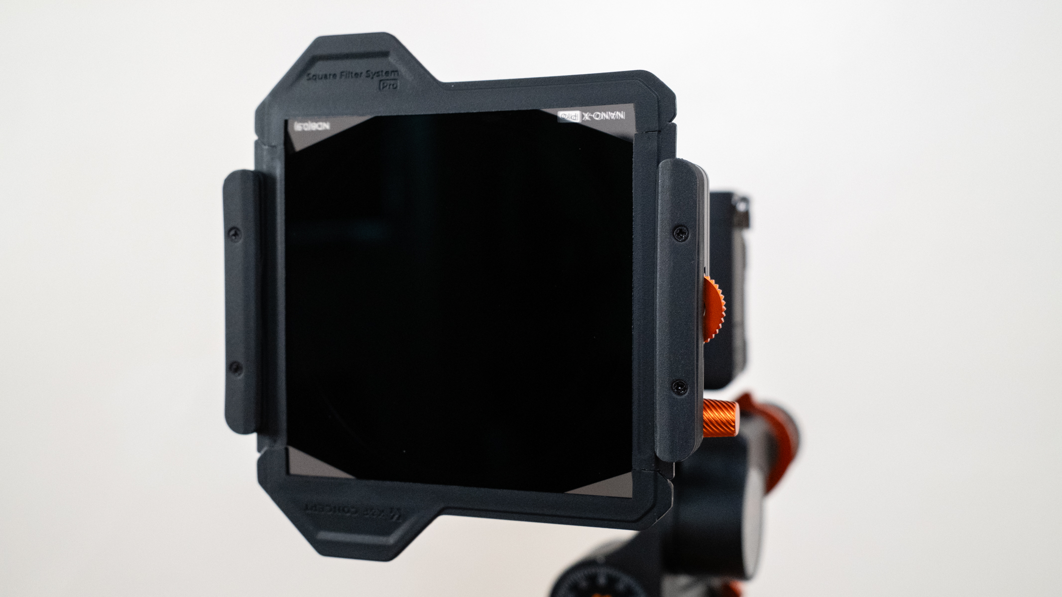 K&F Concept Square Filter Holder System X-Pro series attached to a lens