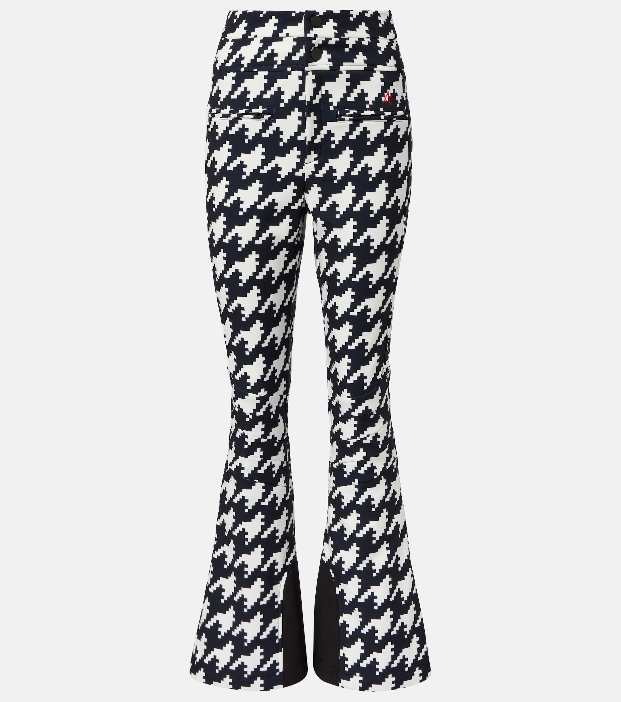 black and white check perfect moment ski trousers