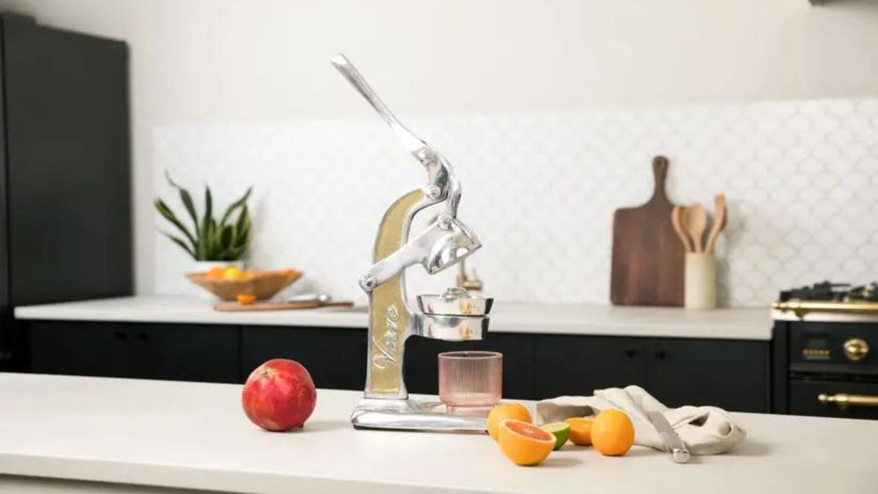 Verve Culture Citrus Juicer in a test kitchen.