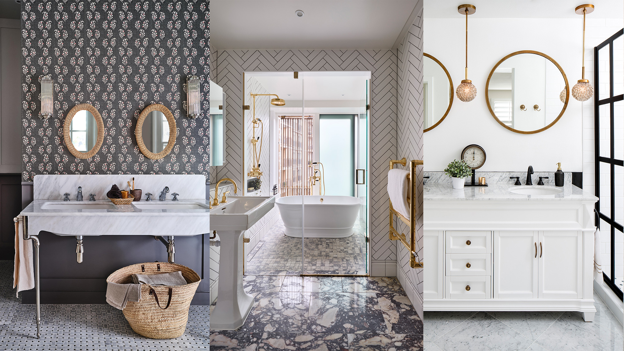 grey and white bathroom ideas: 11 inspiring monochrome schemes |