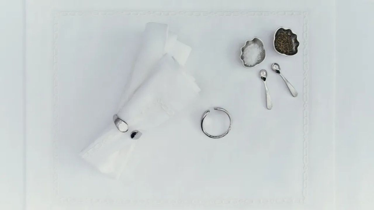 Victoria Beckham x Westwing collection of tableware on a white table