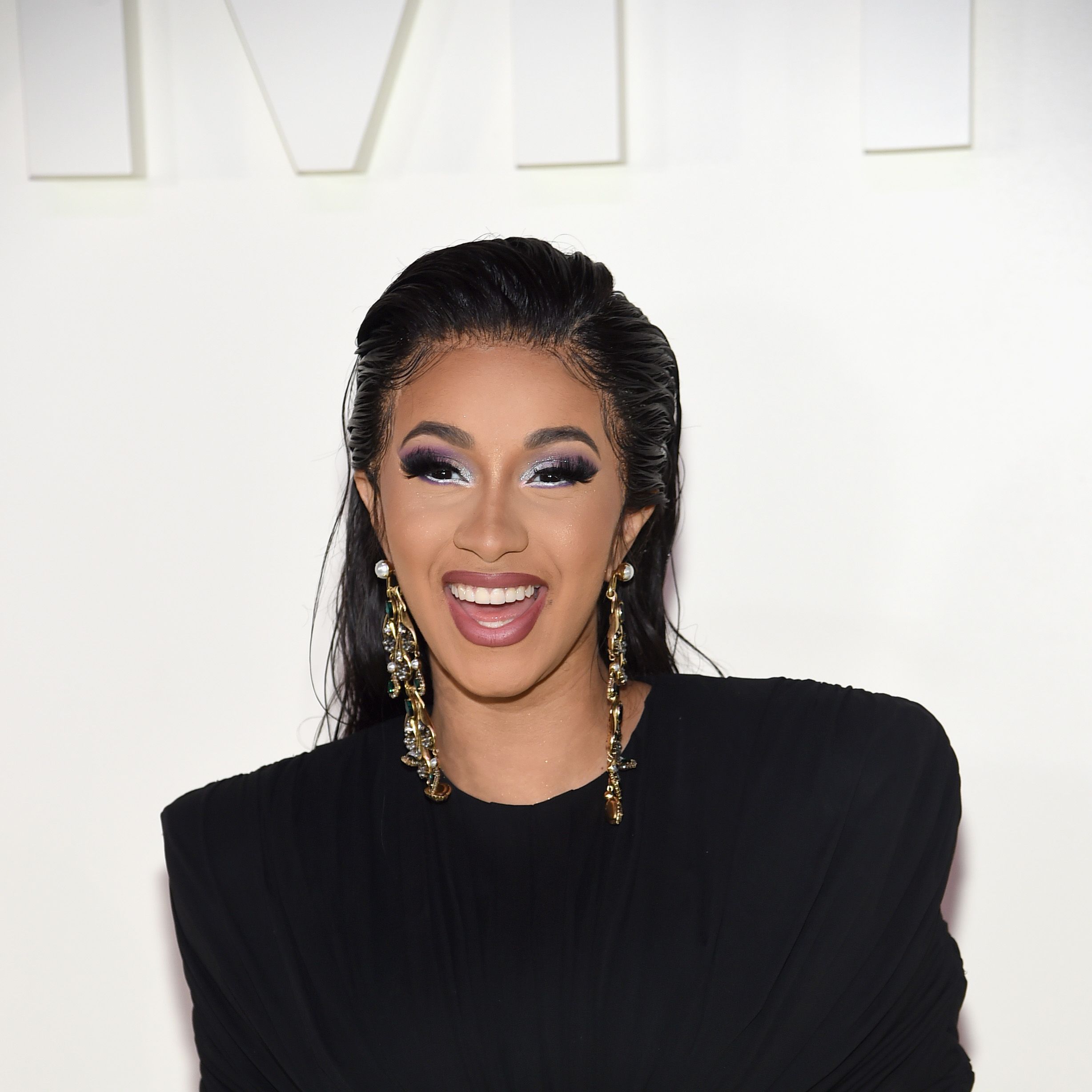 Cardi B Debuts New Fiery Red Hair Style
