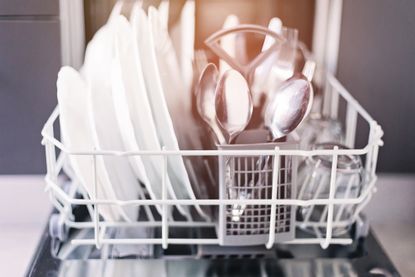 Clean dishwasher