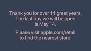 Apple Macarthur Center Closure Notice