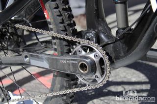 The frame will be offered in a 1x-specific version, lacking a mount for a front derailleur