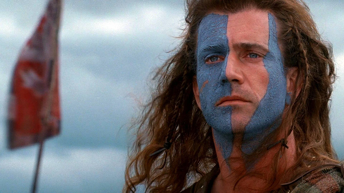 Mel Gibson in Braveheart