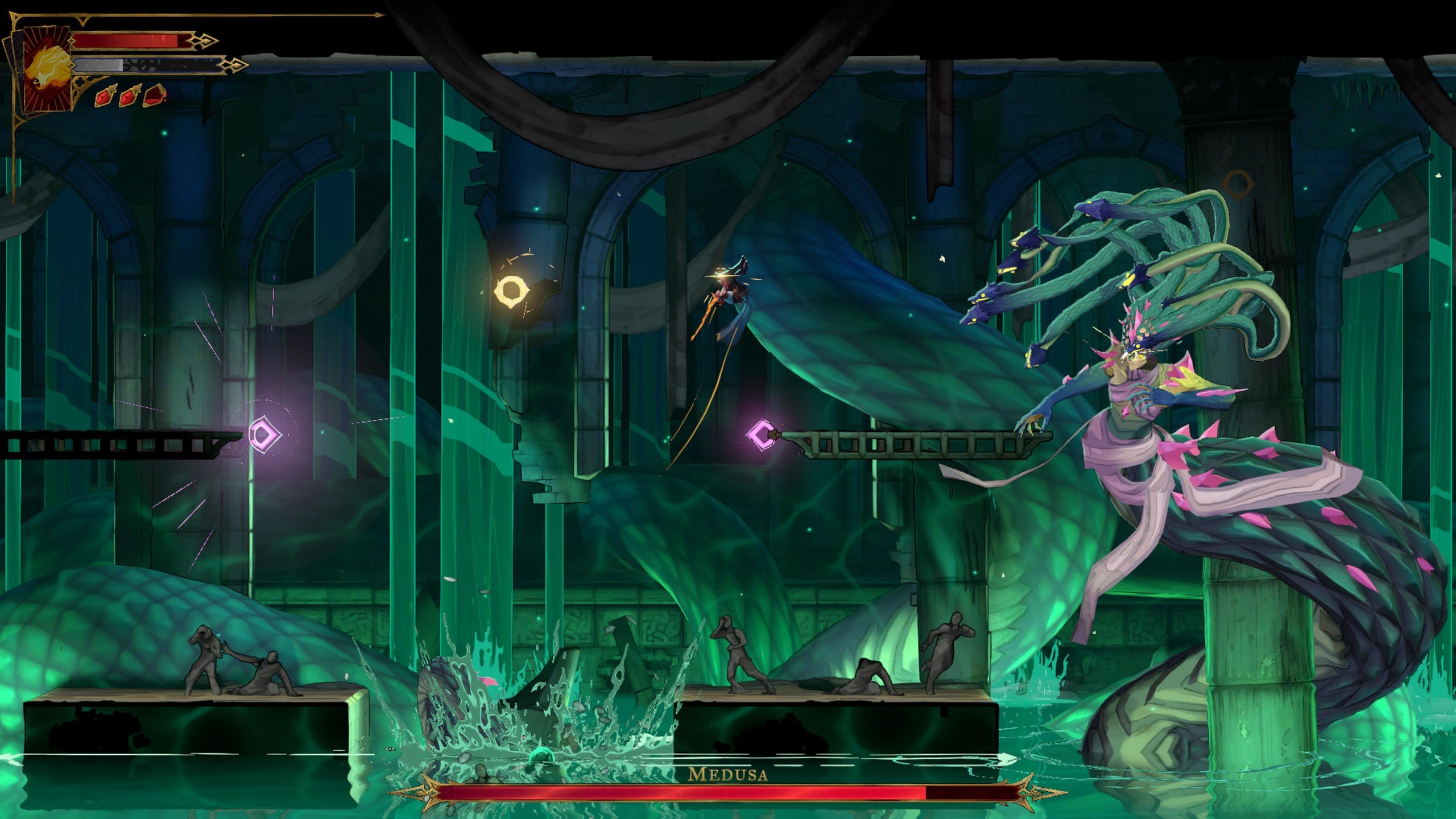 Screens of a Castlevania game