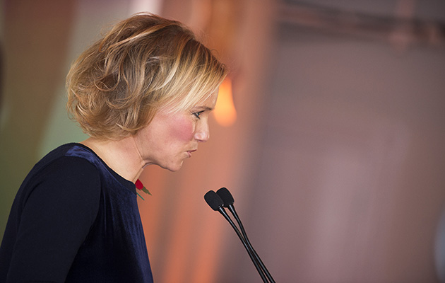 The evening’s host, Lizzie Greenwood-Hughes