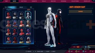 Marvel's Spider-Man 2 suits and costumes