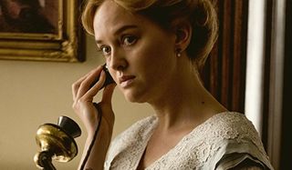 The Son Jess Weixler taking an important phone call