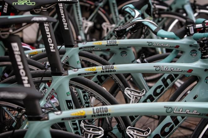 Bianchi's 2015 Oltre XR.2 bikes for Team LottoNL-Jumbo