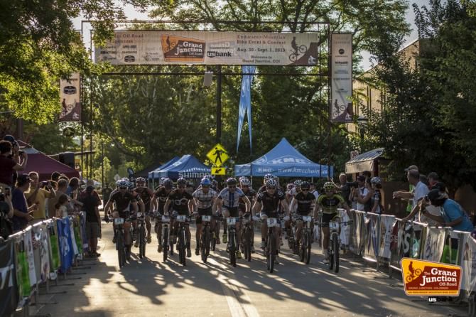 All lined up at the start in Grand Junction