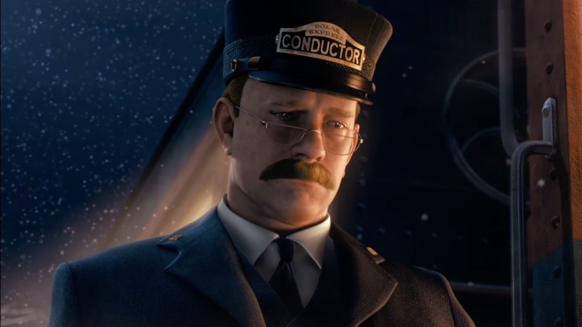 Tom Hanks&#039; conductor character in The Polar Express