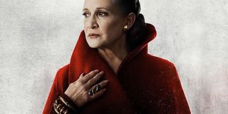 Carrie Fisher as Leia in Star Wars: The Last Jedi