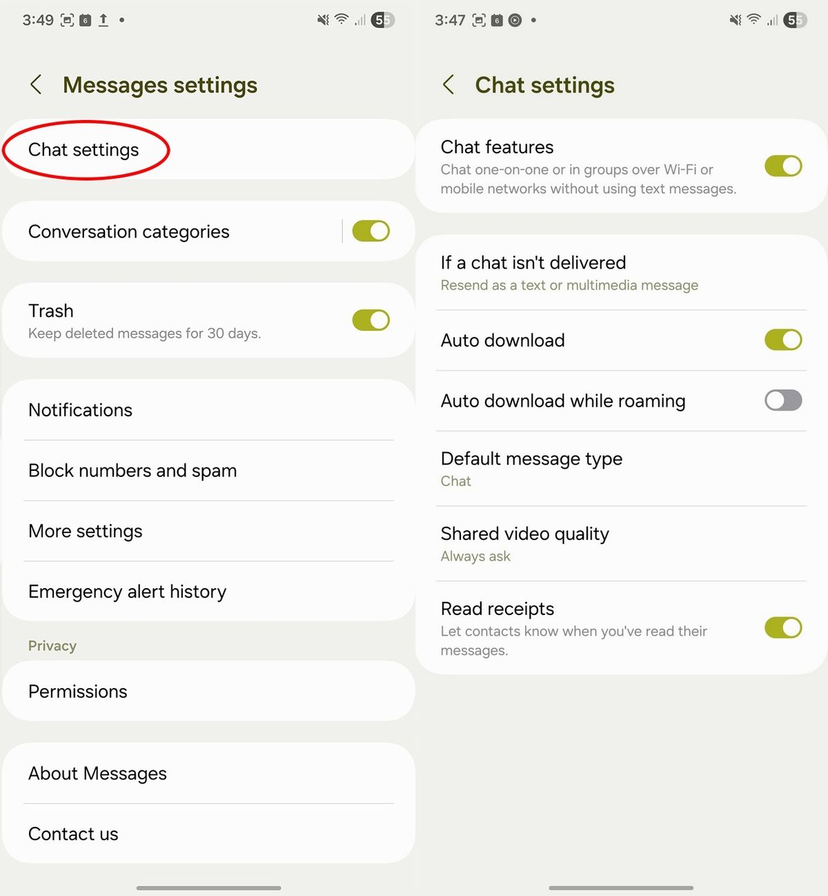 How to set up RCS Chat on Samsung phones with Samsung Messages