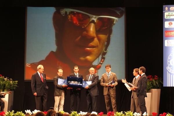 Vincenzo Nibali's popular Vuelta a Espana win was remembered on the night.