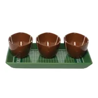 Aldi Crofton Ceramic Football Bowls with Serving Tray