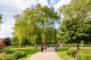 Russell Square in Bloomsbury, London, UK