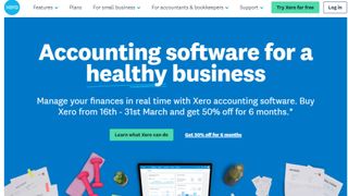 Xero website screenshot