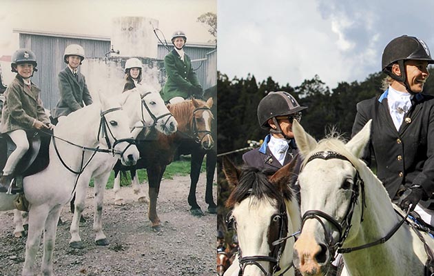 Rach Skilling &mdash;&ldquo;I have been lucky enough to grow up hunting with my mum and sisters, although Mum always said &lsquo;keep up or I&rsquo;m not bringing you out again!&rsquo; The first photo was taken when I was 10 (second from left). The second photo was aken this year with my mum&rdquo;