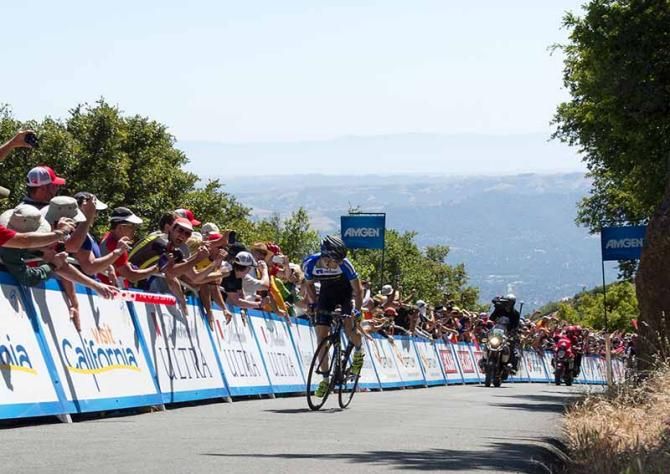 Leo K&ouml;nig (NetApp-Endura) on his way to victory in California