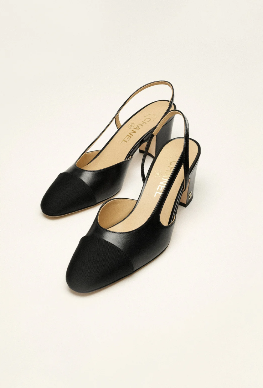 An image of Chanel Slingbacks.