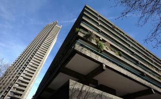 The volume tours various classic structures,Barbican Alamy