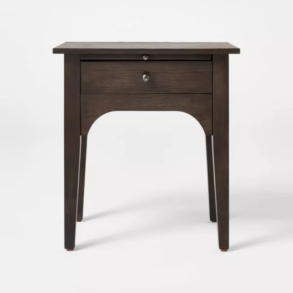 Palma Arched Nightstand Dark Brown