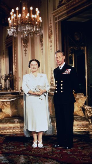 King George VI and Queen Elizabeth (better known as the Queen Mother)